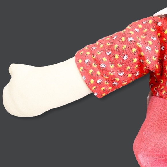 💜 Vintage Handmade Raggedy Ann Doll Homemade Kids Toy Collectors Item 22” Tall - Picture 11 of 15